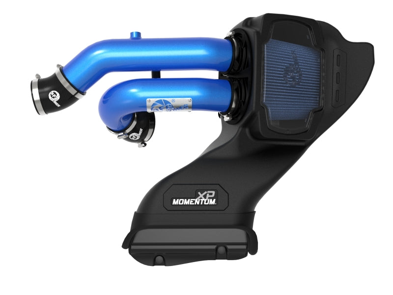 aFe 21-22 Ford F-150 Raptor V6-3.5L(tt) Momentum XP Cold Air Intake System - Blue w/ Pro 5R Filter - Burkken Auto Parts