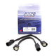 BBK 11-14 Mustang V6 GT Rear O2 Sensor Wire Harness Extensions 12 (pair) - Burkken Auto Parts