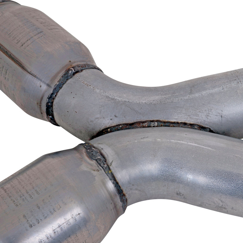 BBK 79-04 Mustang Coyote Swap Short Mid X Pipe w Catalytic Converters 3.0 For BBK Long Tube Headers - Burkken Auto Parts
