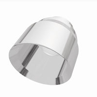 MagnaFlow Tip Stainless Double Wall Round Single Outlet Polished 4.5in DIA 2.5in Inlet 5.75in Length - Burkken Auto Parts