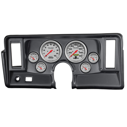 Autometer Ultra-Lite 69-76 Nova Dash Kit 6pc Tach / MPH / Fuel / Oil / WTMP / Volt - Burkken Auto Parts