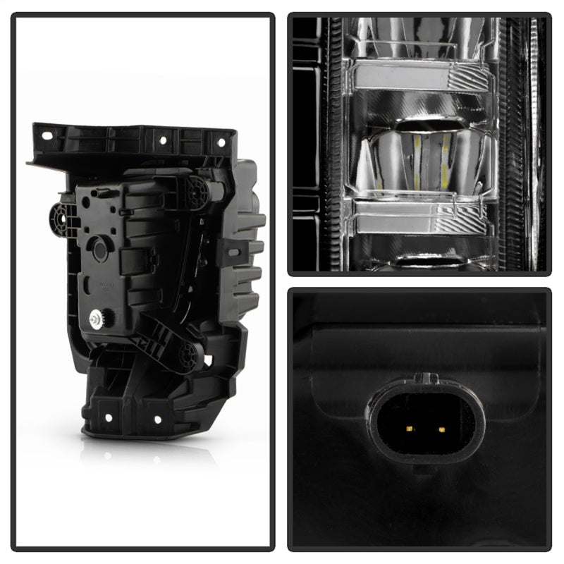 Spyder 21-23 GMC Yukon (Excl AT4) OEM Full LED Fog Lights w/Switch - Clear (FL-GY21-LED-C)