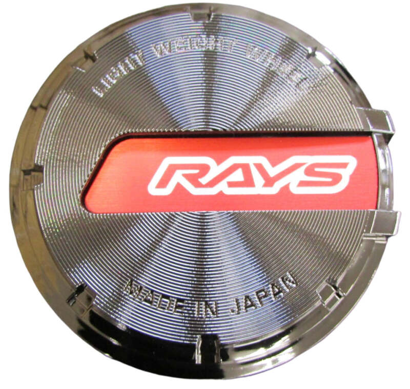 Gram Lights GL Center Cap - Black-Chrome/Red (57DR / 57CR) - Burkken Auto Parts