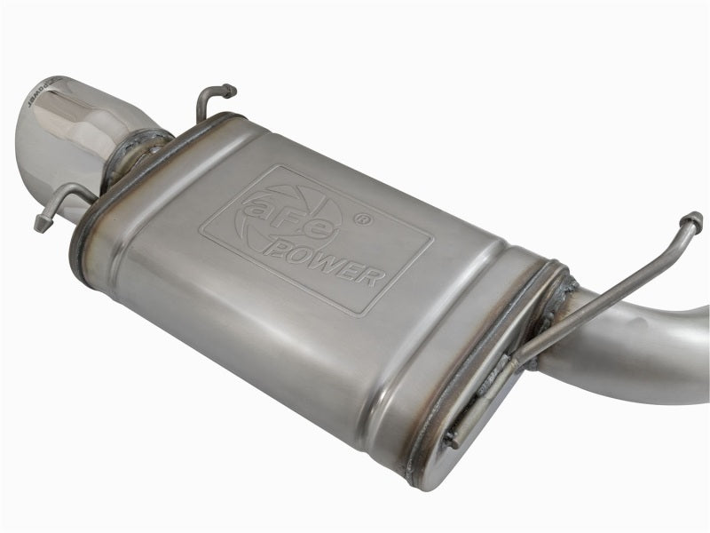 aFe Mach Force-Xp 3in CB Stainless Steel Dual Exhaust System w/Polished Tips 09-15 Cadillac CTS-V - Burkken Auto Parts