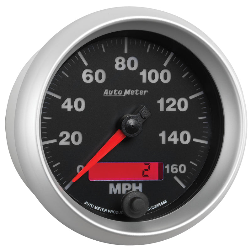 Autometer Electric Programmable 85.7mm Speedometer 160MPH - Burkken Auto Parts