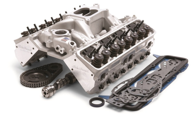 Edelbrock 435Hp Total Power Package Top-End Kit for Use On 1987 And Later SB-Chevy w/ Oe Lifters - Burkken Auto Parts