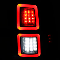 ANZO LED Black 13-17 Dodge Ram 1500/2500/3500 LED Taillights Black - Burkken Auto Parts