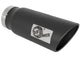 aFe Power MACH Force-Xp 5in In x 6in Out x 15in L Bolt-On 409 SS Exhaust Tip - Black - Burkken Auto Parts