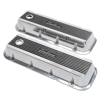 Edelbrock Valve Cover Elite II Chevrolet 1965 and Later 396-502 Big Block V8 Polished - Burkken Auto Parts