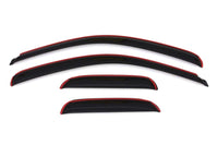 AVS 07-13 Chevy Silverado 1500 Ext. Cab Ventvisor Front & Rear Window Deflectors 4pc - Smoke - Burkken Auto Parts