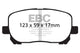 EBC 02-08 Pontiac Vibe 1.8 Redstuff Front Brake Pads - Burkken Auto Parts