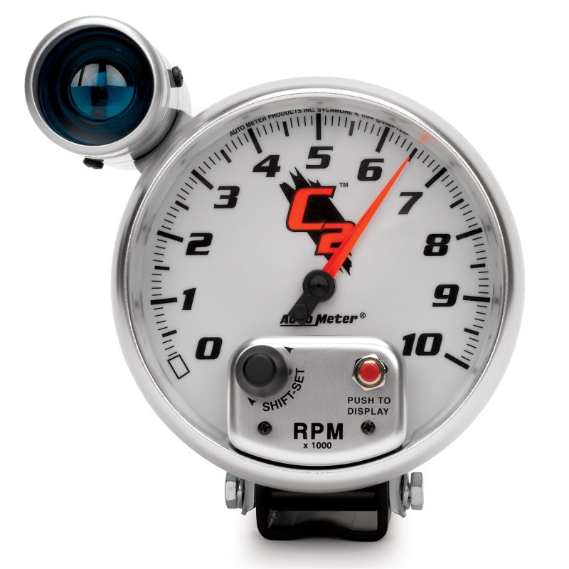 Autometer C2 5 inch 10000 RPM Shift-Lite Tach - Burkken Auto Parts