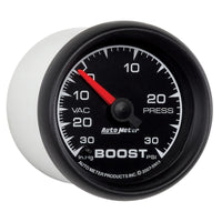 Autometer ES 52mm Boost/Vacuum Gauge - Burkken Auto Parts