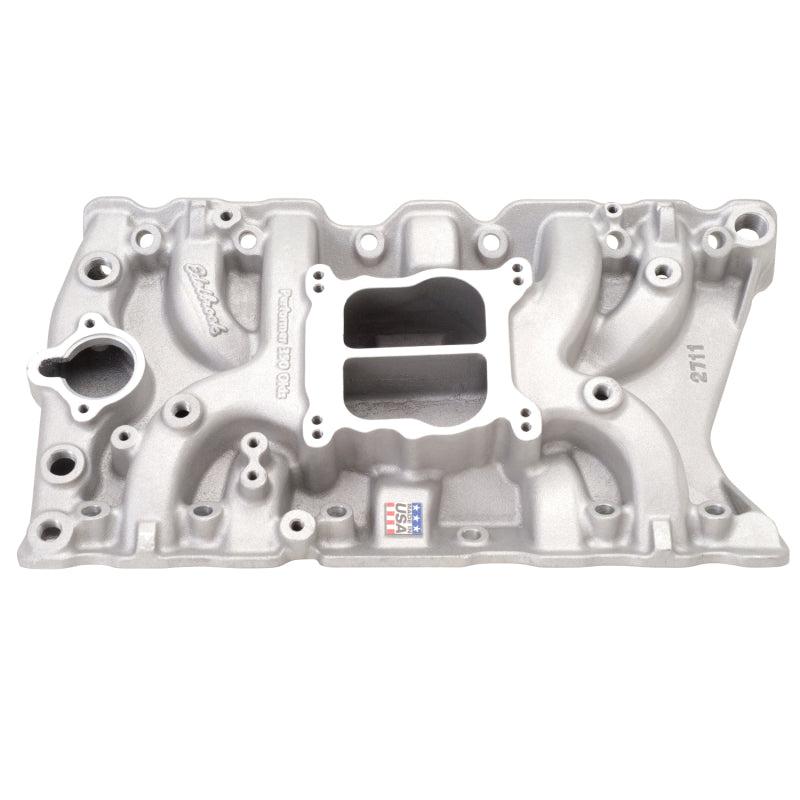 Edelbrock Performer Olds 350 Manifold (Non-Egr) - Burkken Auto Parts