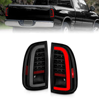 ANZO 00-06 Toyota Tundra (Std. Bed/Reg Cab) LED Taillights w/Light Bar Black Housing Smoke Lens - Burkken Auto Parts