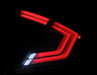 AlphaRex 16-21 Honda Civic Hatchback / Type-R FK8 Nova-Series LED Tail Lights (Pair) - Clear - Burkken Auto Parts