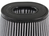 aFe MagnumFLOW Pro DRY S Intake Replacement Filter 3.5in F 9x6.5in B 6.75x5.5in T 5.375in H - Burkken Auto Parts