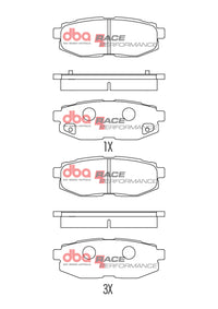 DBA 06-24 Subaru Tribeca B9 Rear RP Performance Brake Pads