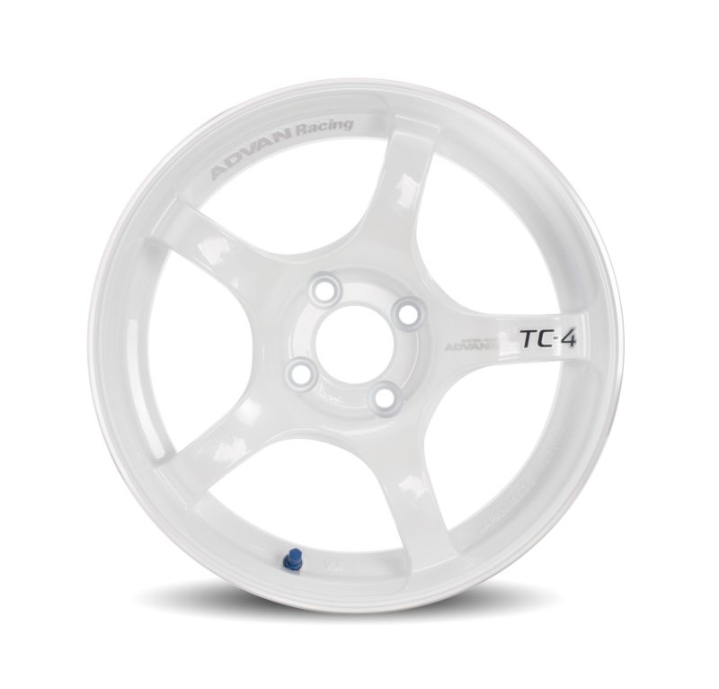 Advan TC4 18x8 +45 5-114.3 Racing White Wheel - Burkken Auto Parts