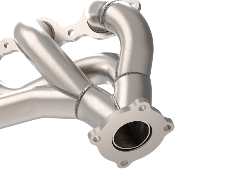 aFe Twisted 1-3/4in 304SS Shorty Header 16-21 Chevy Camaro SS 6.2L V8 - Burkken Auto Parts
