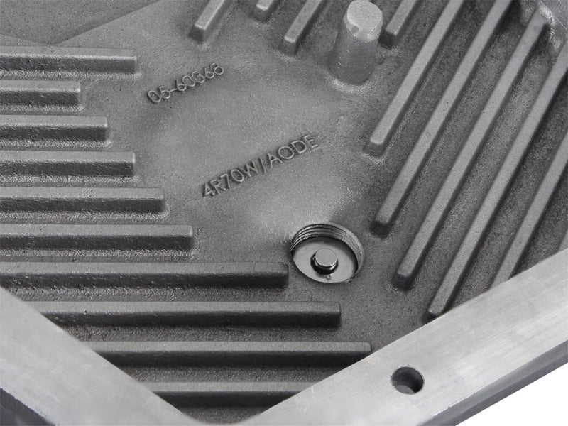 afe Transmission Pan (Black); Ford Trucks 94-08 AODE - Burkken Auto Parts