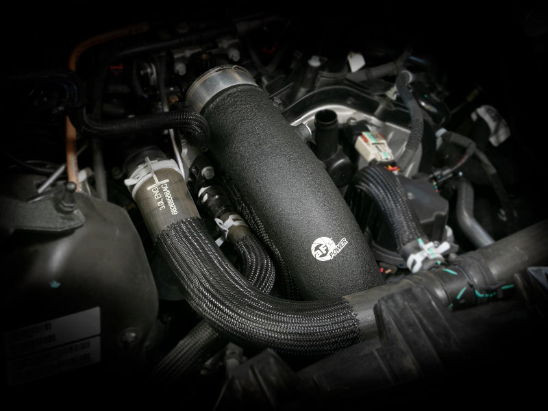 aFe RAM 1500 20-22 V6-3.0L (td) BladeRunner 3 IN Aluminum Cold Charge Pipe Black - Burkken Auto Parts