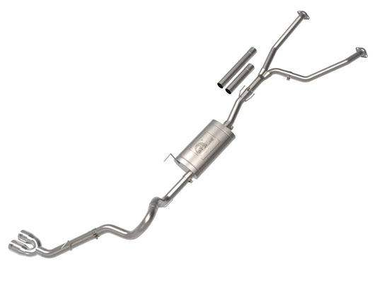 aFe 2022 Toyota Tundra V6-3.5L (tt) Vulcan Series 2.5in to 3in 304 SS Cat-Back Exhaust w/ Polish Tip - Burkken Auto Parts
