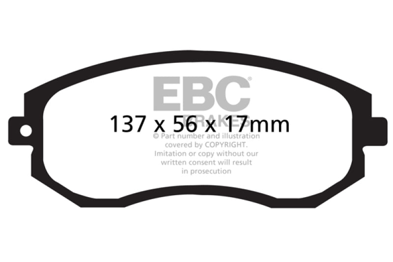 EBC 12+ Scion FR-S 2 Greenstuff Front Brake Pads - Burkken Auto Parts