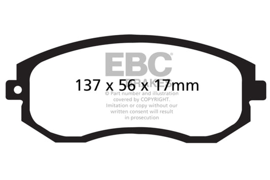 EBC 12+ Scion FR-S 2 Greenstuff Front Brake Pads - Burkken Auto Parts