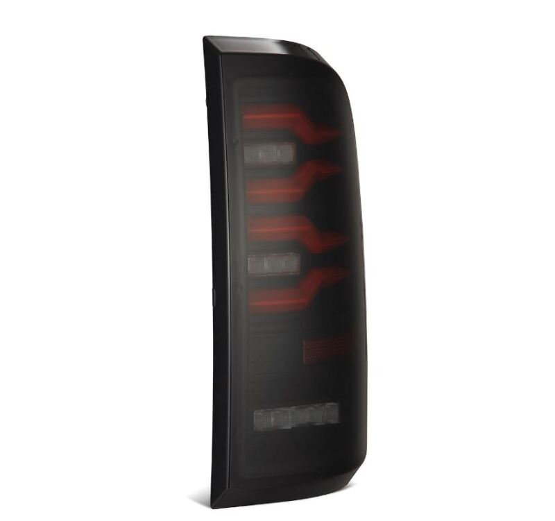 AlphaRex 97-03 Ford F150 / 99-16 Ford F250/F350/F450/F550 LUXX-Series LED Tail Lights - Black/Red - Burkken Auto Parts