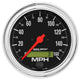 Autometer Traditional Chrome 3-3/8in 160 MPH Electric Speedometer w/ LCD Odometer - Burkken Auto Parts