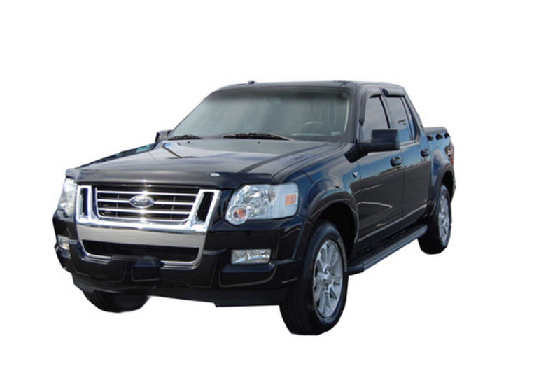 AVS 07-10 Ford Explorer Sport Trac Ventvisor Outside Mount Window Deflectors 4pc - Smoke - Burkken Auto Parts
