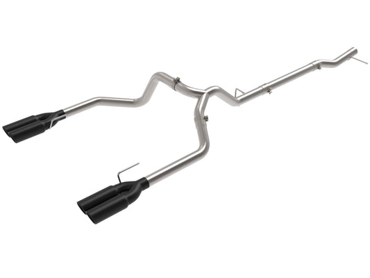 aFe 23-24 GM Trucks L6-3.0L (td) LZ0 Vulcan Series 3in 304 SS DPF-Back Exhaust System w/ Black Tip - Burkken Auto Parts