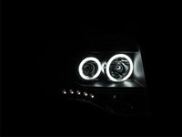 ANZO 2007-2014 Ford Expedition Projector Headlights w/ Halo Black - Burkken Auto Parts