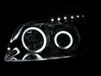 ANZO 2006-2008 Toyota Rav4 Projector Headlights w/ Halo Black - Burkken Auto Parts