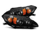 AlphaRex 99-09 Honda S2000 LUXX-Series Projector LED Headlights - Alpha-Black - Burkken Auto Parts