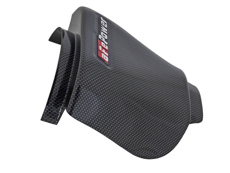 aFe MagnumFORCE Intake Rain Shield 15-16 Dodge Challenger SRT Hellcat 6.2L V8 (sc) - Carbon Finish - Burkken Auto Parts