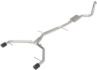 aFe 17-19 Audi A4 (B9) MACH Force-Xp 3in to 2.5in 304 SS Cat-Back Exhaust System-Dual Carbon Tips - Burkken Auto Parts