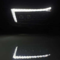 AlphaRex 10-13 Toyota 4Runner NOVA LED Projector Headlights Plank Style Black w/Seq Signal/DRL - Burkken Auto Parts