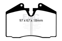 EBC 86-91 Porsche 928 5.0 Greenstuff Rear Brake Pads - Burkken Auto Parts