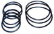 ATI Elastomer Kit - 3 Ring - 7 - w/80/70/80 Alum - Burkken Auto Parts