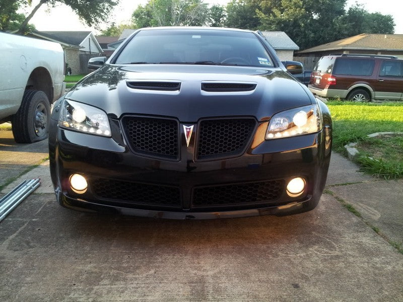 Spyder Pontiac G8 08-09 Projector Headlights DRL Black High H1 Low H7 PRO-YD-PG808-DRL-BK - Burkken Auto Parts