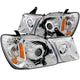 ANZO 1998-2007 Lexus Lx470 Projector Headlights w/ Halo Chrome (CCFL) - Burkken Auto Parts