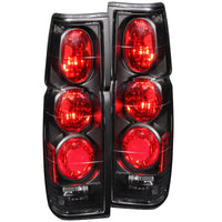 ANZO 1986-1997 Nissan Hardbody Taillights Black - Burkken Auto Parts