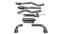 Corsa 12-14 BMW 335i Sedan AWD F30 3in Polished Touring Dual Rear Single 3.5in Tip Cat-Back - Burkken Auto Parts