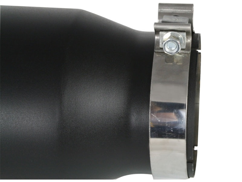 aFe MACH Force-XP 409 SS Right Side Single Wall Exhaust Tip 5in Inlet x 7in Outlet x 15in L - Burkken Auto Parts