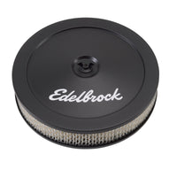 Edelbrock Air Cleaner Pro-Flo Series Round Steel Top Paper Element 10In Dia X 3 5In Black - Burkken Auto Parts