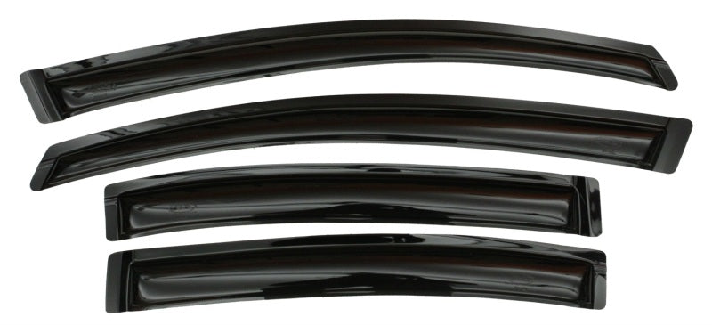 AVS 12-15 Honda Civic Ventvisor Outside Mount Window Deflectors 4pc - Smoke - Burkken Auto Parts
