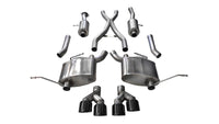 Corsa 2014-2021 Jeep Grand Cherokee Summit Edition Black 2.5in Dual Rear Exit Cat-Back Exhaust - Burkken Auto Parts