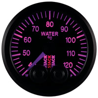 Autometer Stack 52mm 40-120 Deg C 1/8in NPTF Male Pro-Control Water Temp Gauge - Black - Burkken Auto Parts